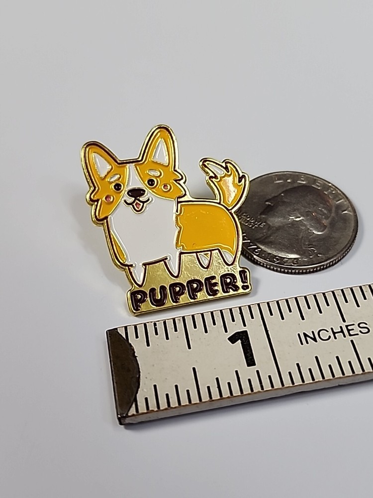 Pupper! Corgi Dog Lapel Pin