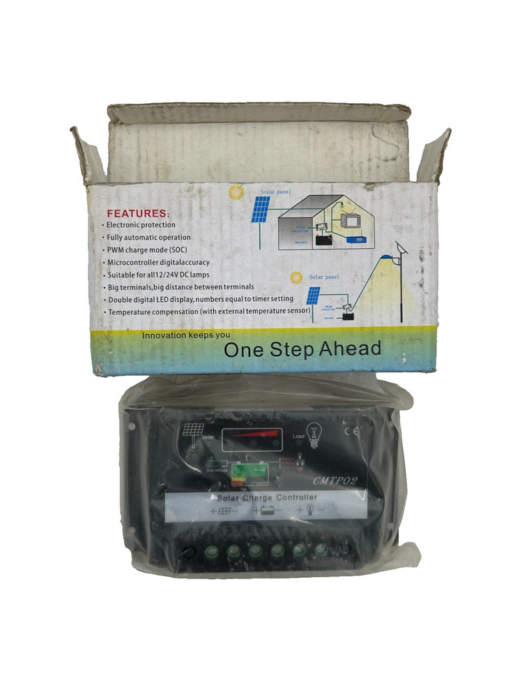 Solar Panel Battery Regulator Charge Controller CMTP02-10A 10A 12V 24V