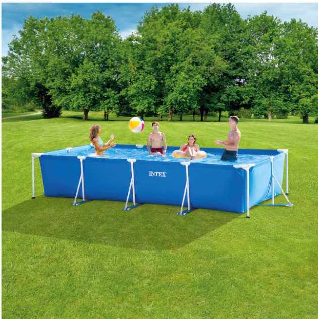Intex 14.75ft x 33in Rectangular Above Ground Pool Frame Set