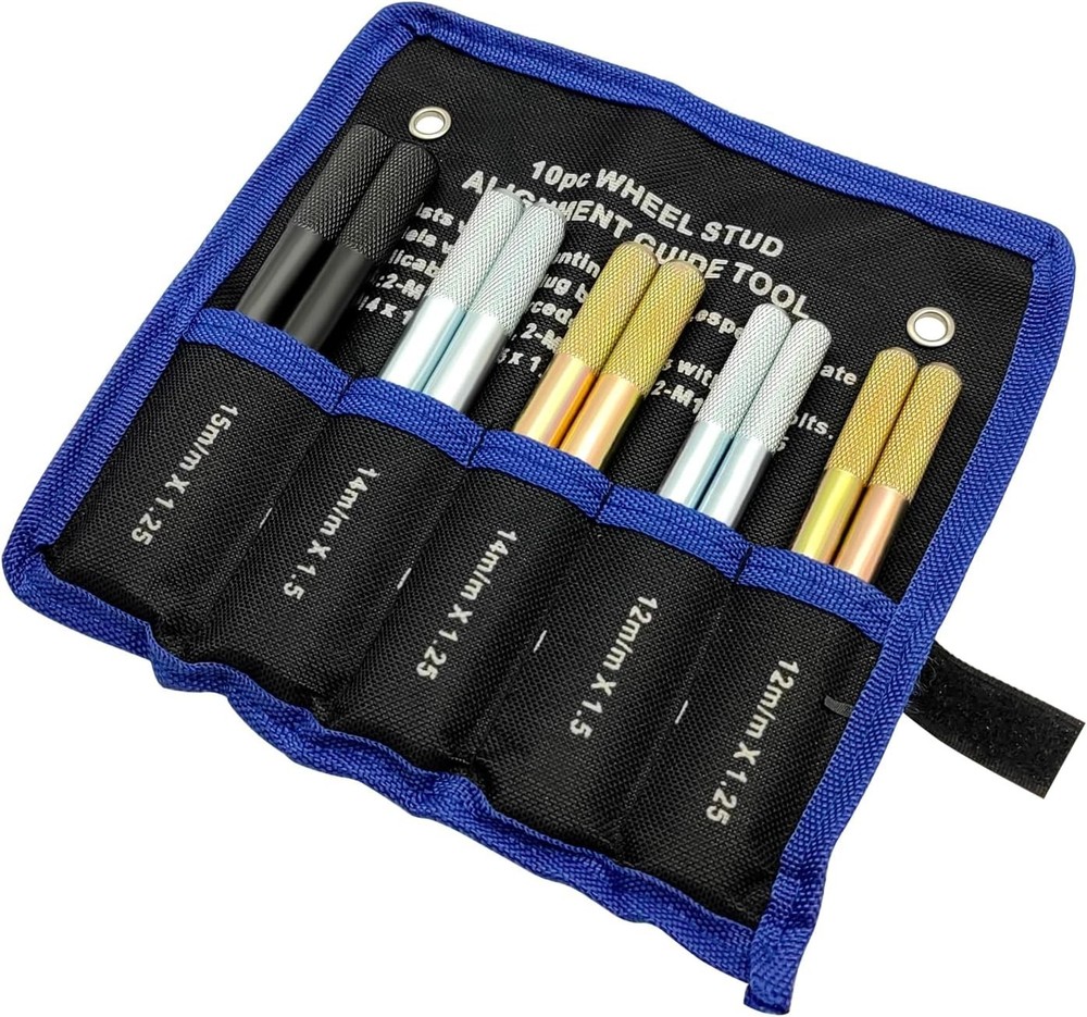 Wheel Alignment Pin Set 10PC - Lug Bolt Guide Tool