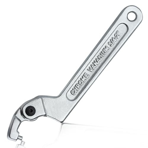 Adjustable C Spanner Hook Wrench Tool Adjustable Pin Spanner Wrench Tool for