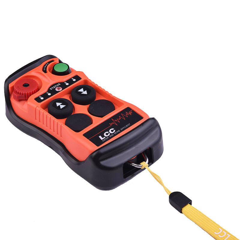 Crane Hoist Wireless Industrial Remote Controller 2 Button Single Speed Switch