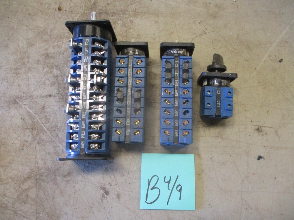 Lot of 4 NOS? Used Rotary Switches for MEP Genset Generators