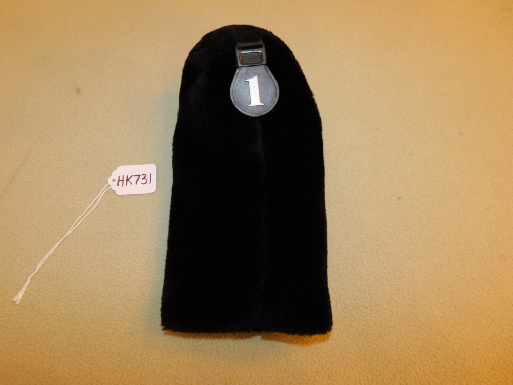 Black Plush Driver Headcover HK731