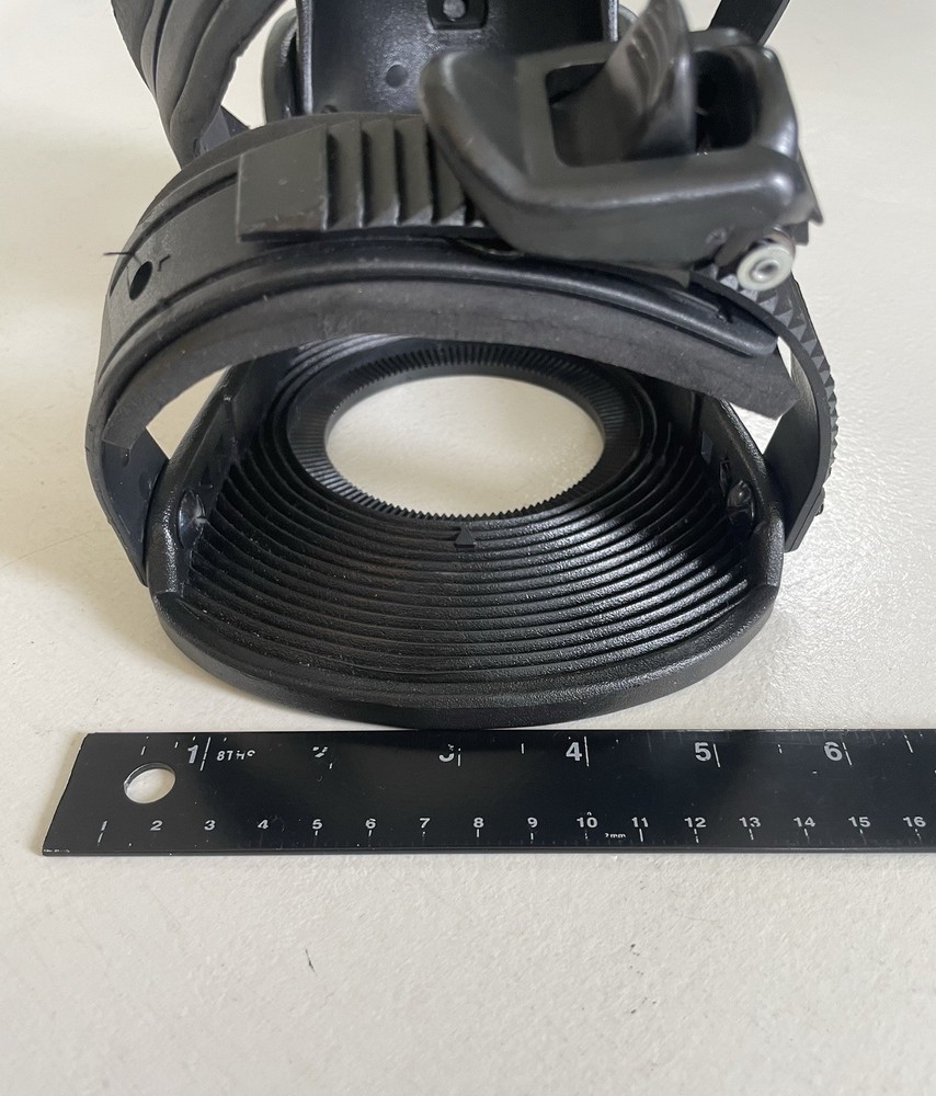 One Snowboard Binding SINGLE REPLACEMENT Black Adjustable Size