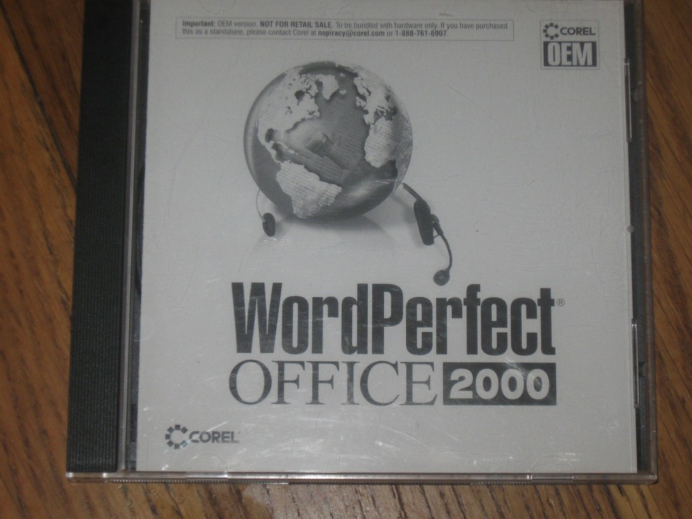 NEW Corel WordPerfect Office 2000