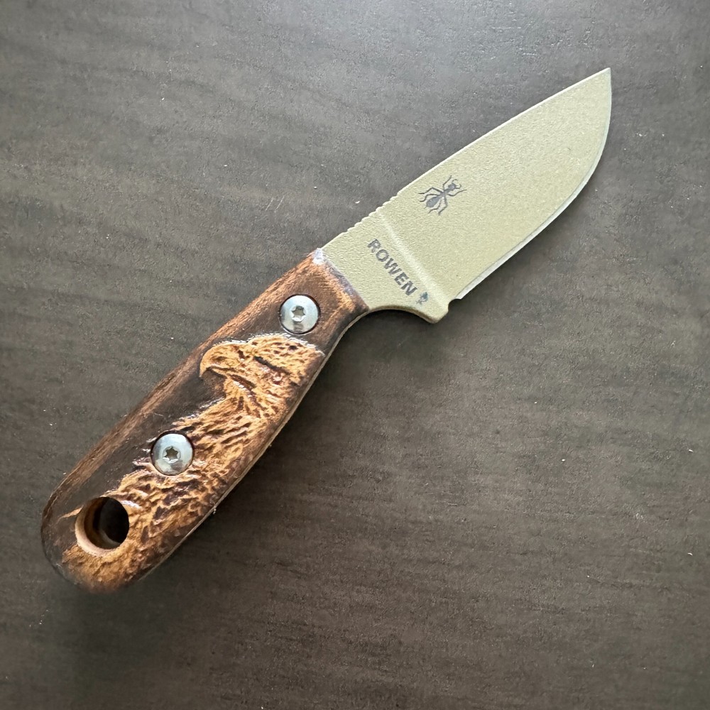 Eagle scales for ESEE Izula extended walnut (w/Hardware)