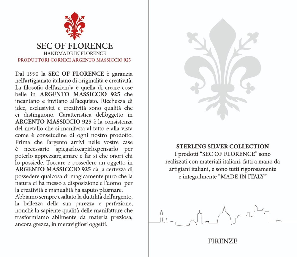 Authentic Elegance 925 Solid Silver Home Frame *2009/13x18 New