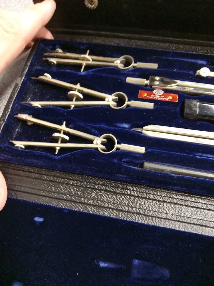 Post 1145C Drafting Tools Set Made In Germany PLUS VARIOUS OTHERS AS SHOWN. NICE