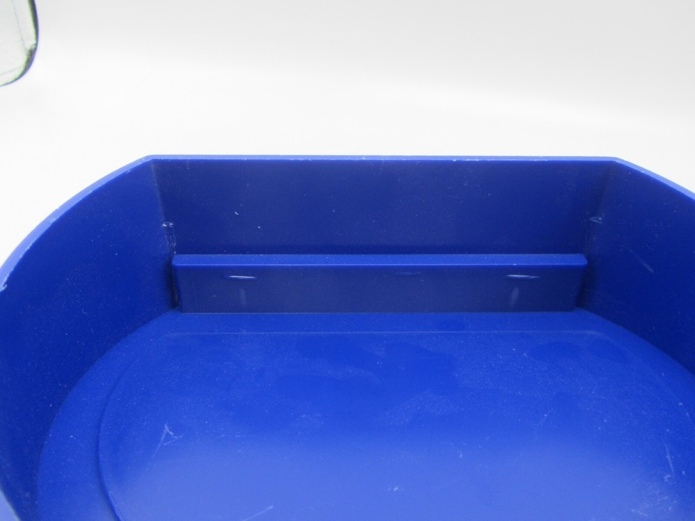 Plastic Olympus Pen Micro Camera Lens Store Display Stand Blue & White