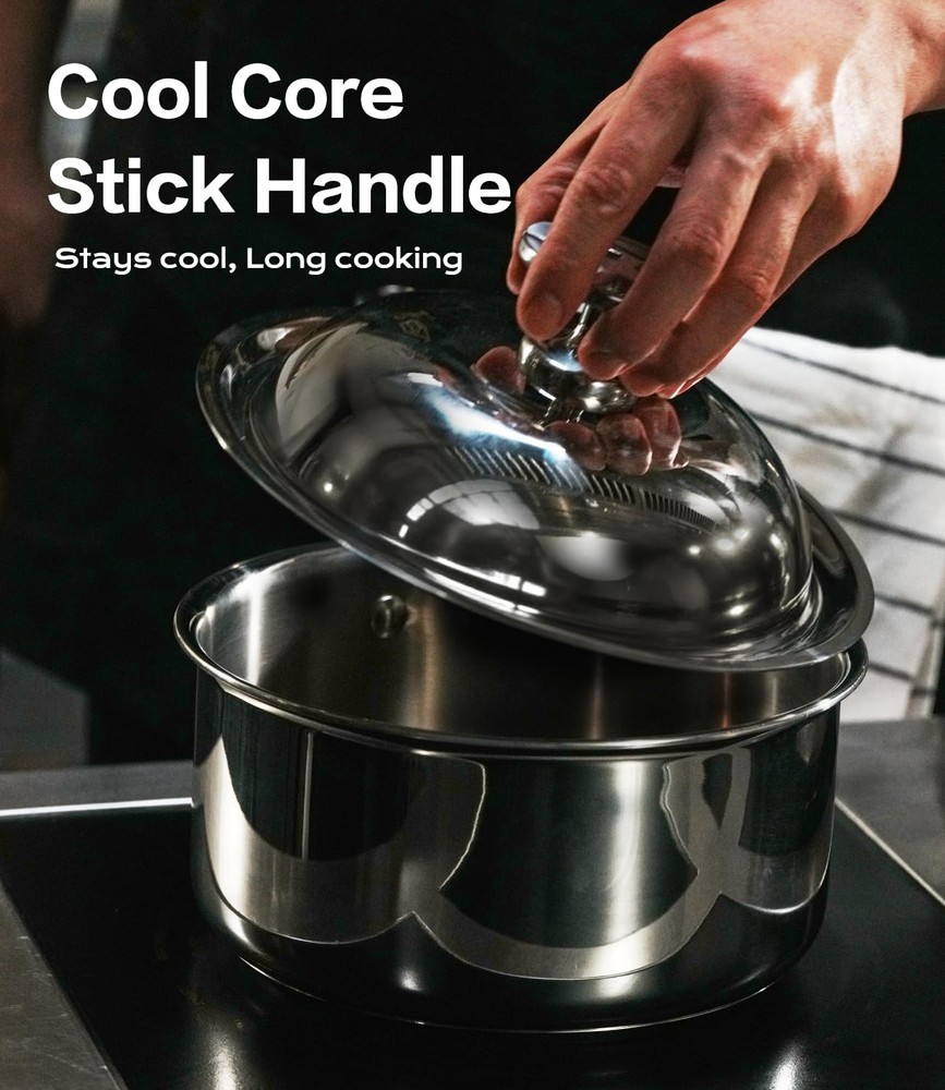 Stainless Steel Pan (Sauce Pan, 3 Quart)