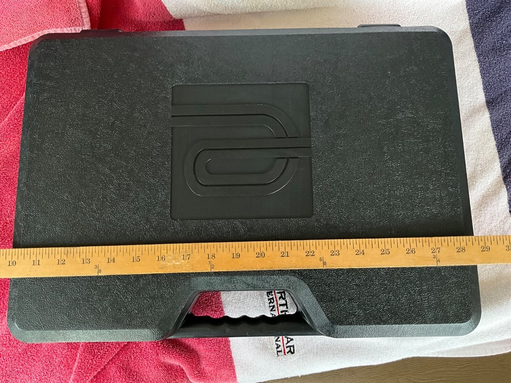 Vtg. NEW Enterprise Emergency Car Kit Jumper Cables Compressor Tools