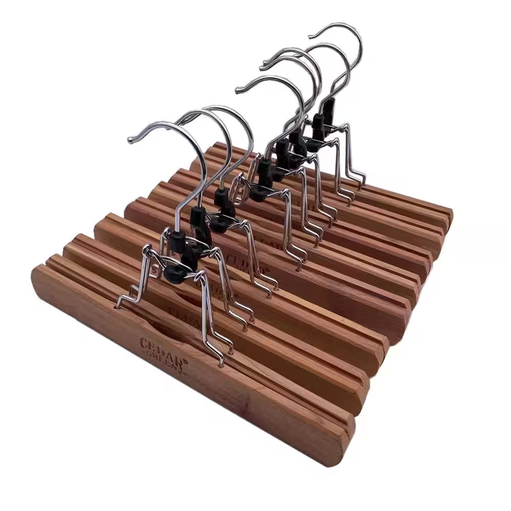 Cedar Cedar Pants Hangers 8-Pack