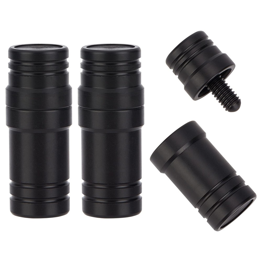 3 Pair Stick Joint Protector 5/16 X 18 Pool Joint Thread Cap Black Pool Cue Join
