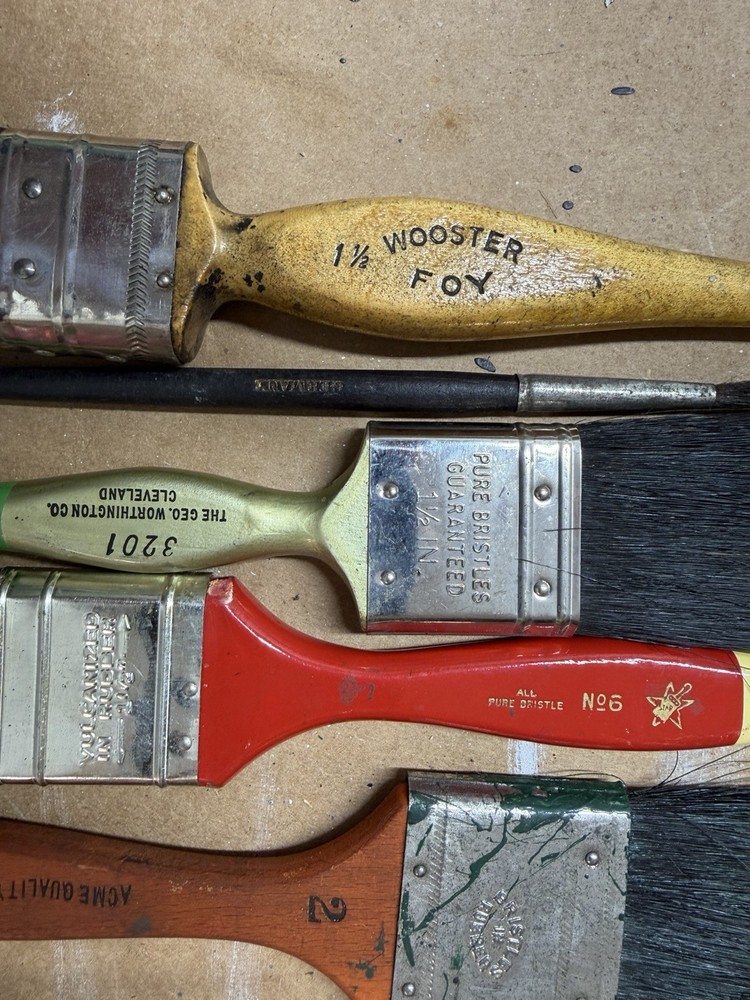 Vintage Paint Brush Lot