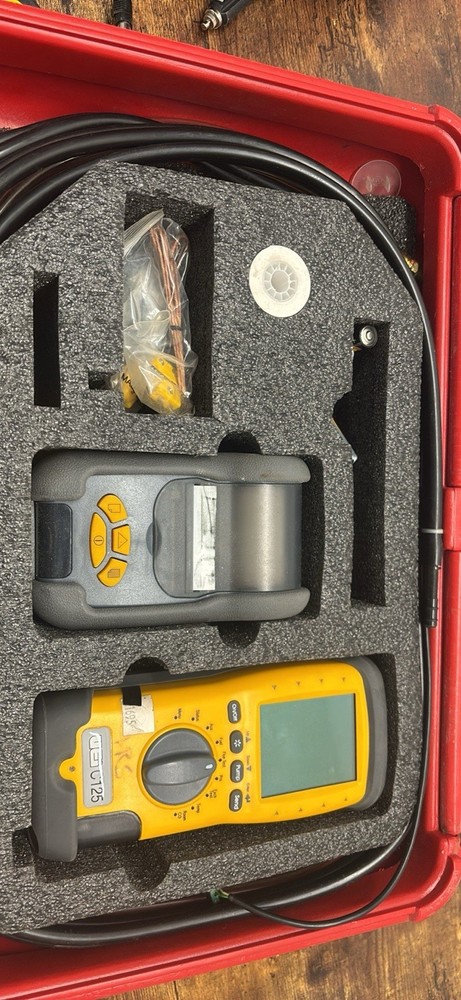 UEi C125 Combustion Efficiency Analyzer KIT, Printer, Case, Probes