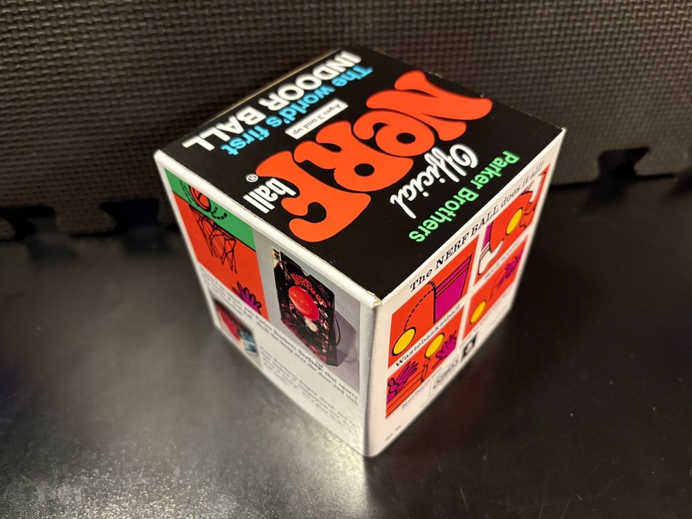 Parker Brothers Nerf Ball - Empty custom design display box
