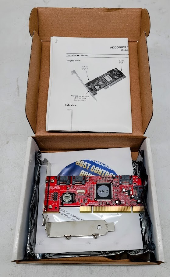 Addonics ADST114 4 Port Serial ATA RAID Controller
