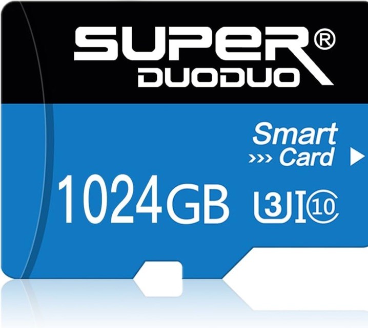 1024 GB High Speed Micro SD Memory Card, Multimedia Support