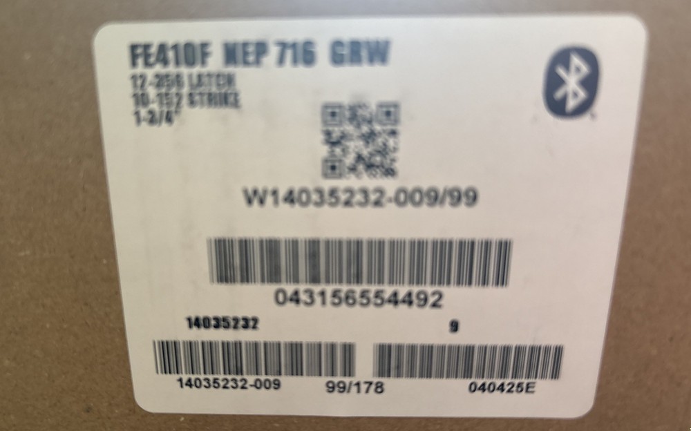 Schlage Control Fe410fgrw