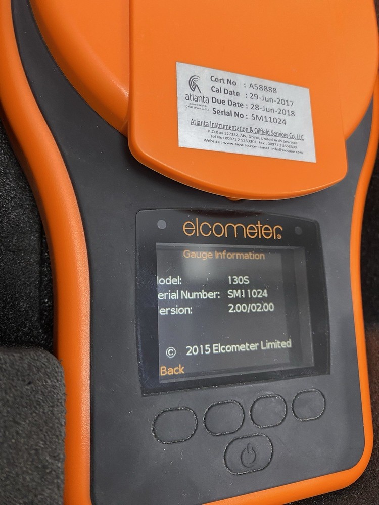 Elcometer E130-S Salt Contamination Meter Version 2.00 With Case, Accessories