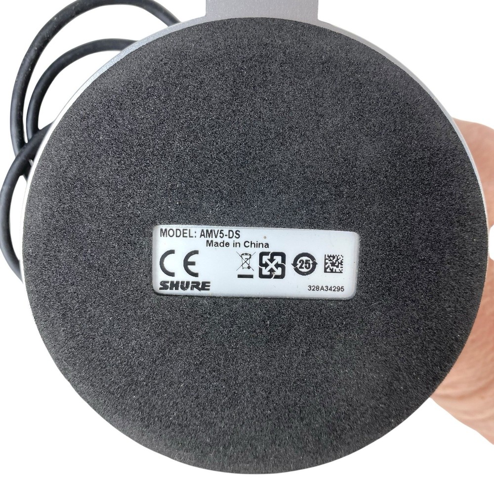 Shure Microphone AMV5-DS With Cable Black With Red