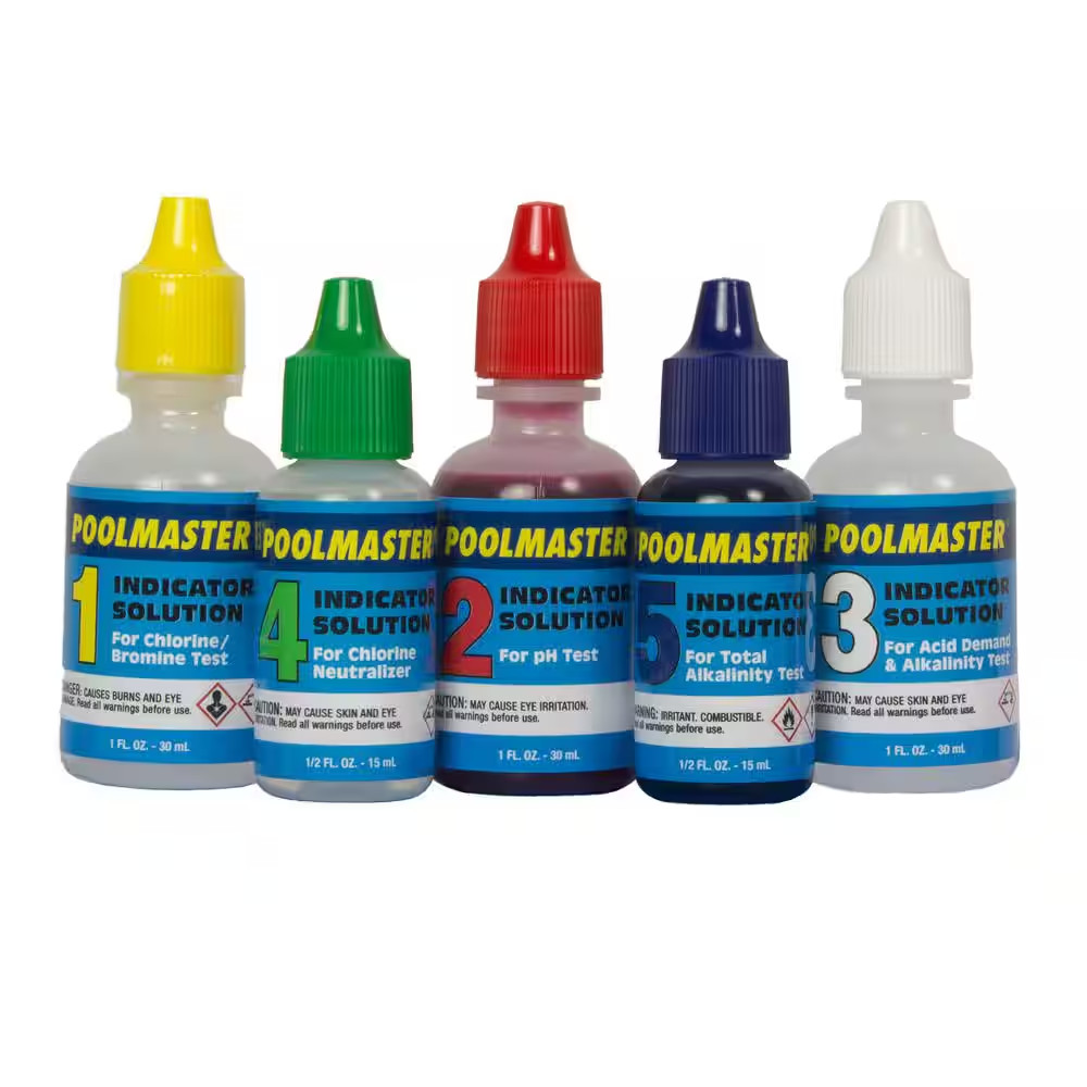 Solutions 1 - 5 Replacement Water Test Kit for Swimmning Pool and Spa