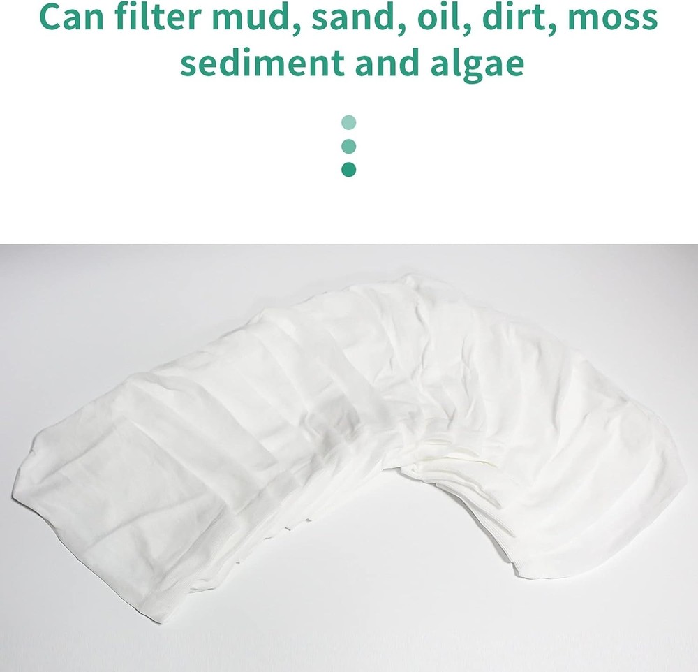 High Efficiency Pool Vacuum Micro Filter Bags 15 Pack for Water Tech Models