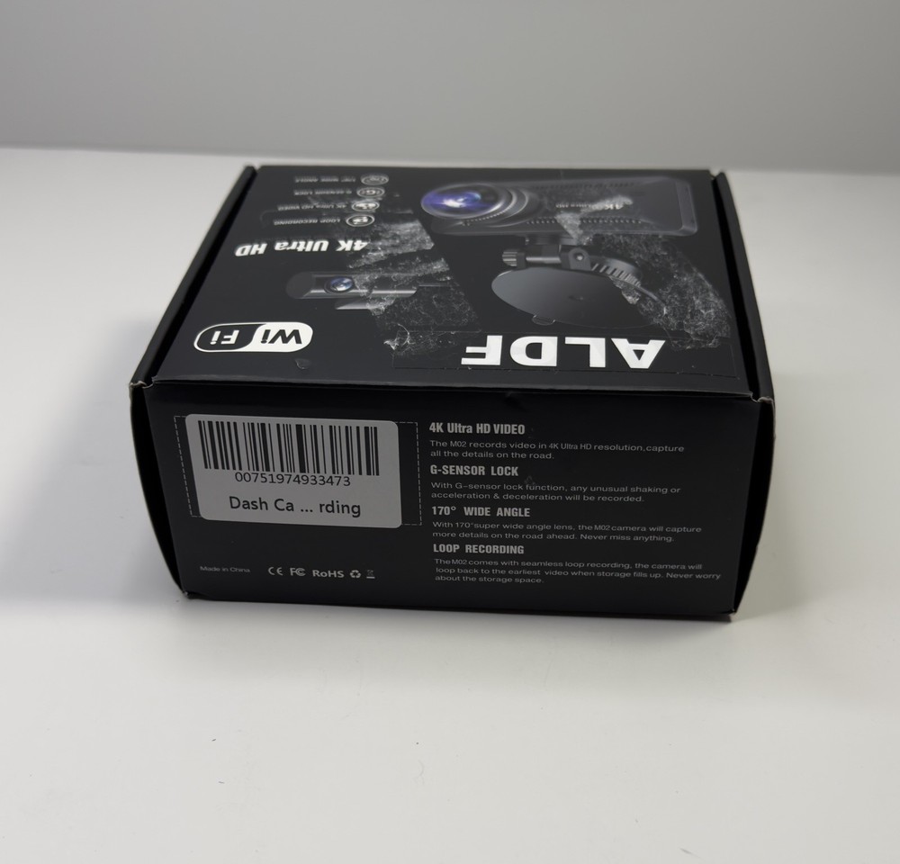 ALDF Three Channel Dash Cam Front and Rear. Car Dash Camera