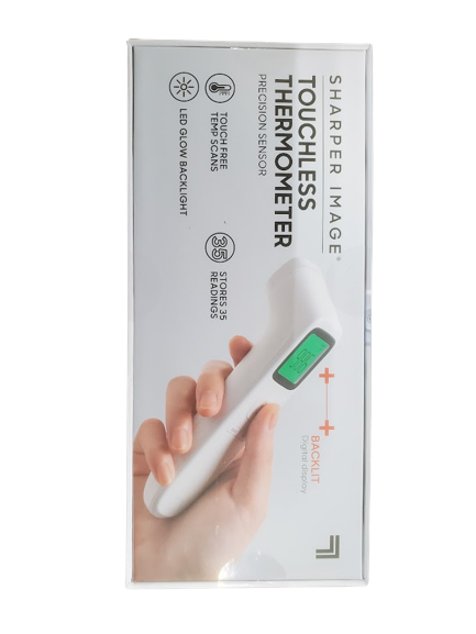 NEW 2020 Sharper Image: Touchless Thermometer w/ Precision Sensor 35 Programs