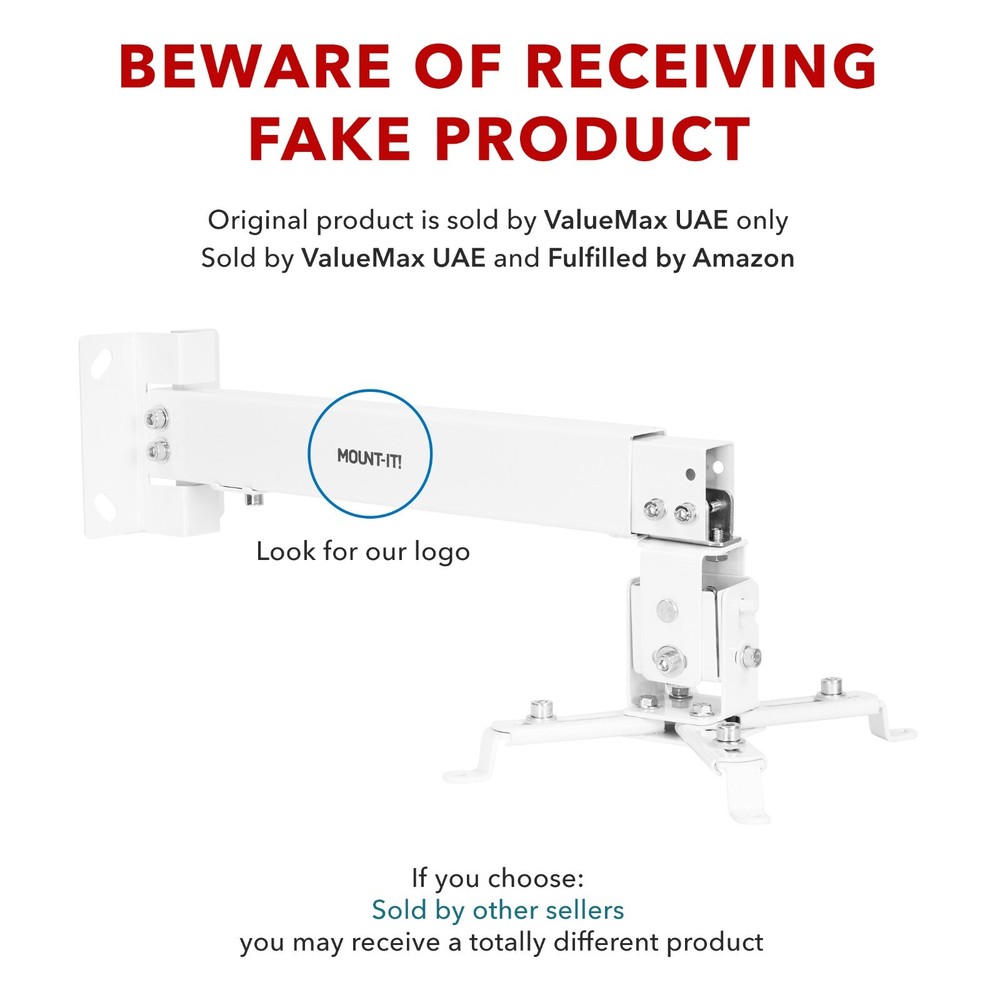 Mount-It! Full Motion Projector Wall & Ceiling Mount