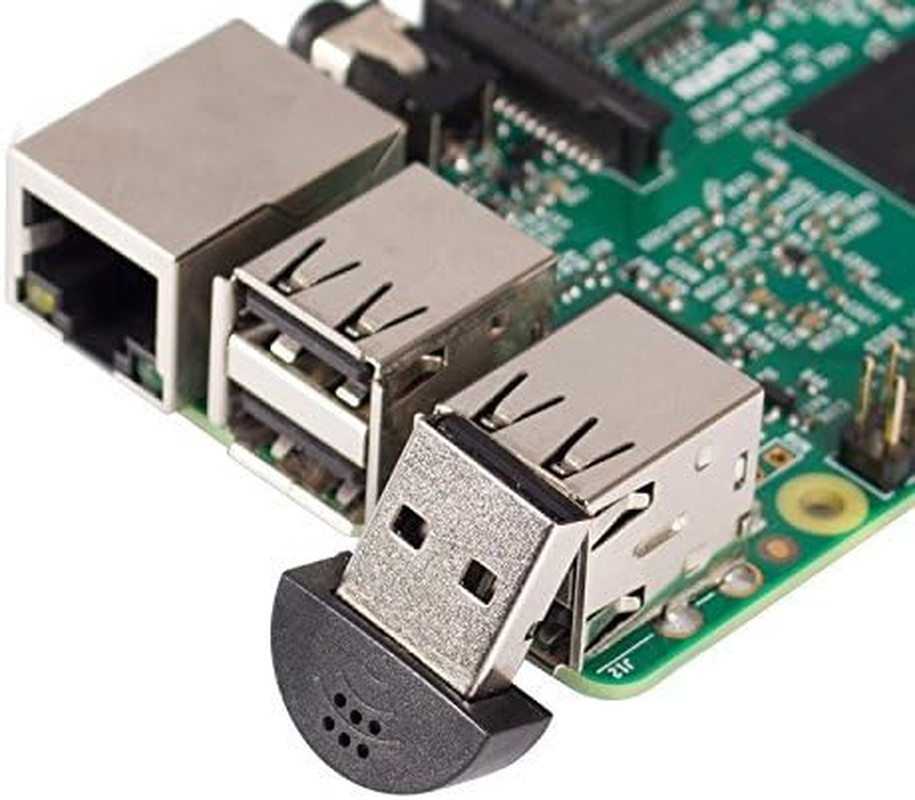 USB 2.0 Mini Microphone for Raspberry Pi 4 Model B, Module 3B+, 3B 2 Module B &