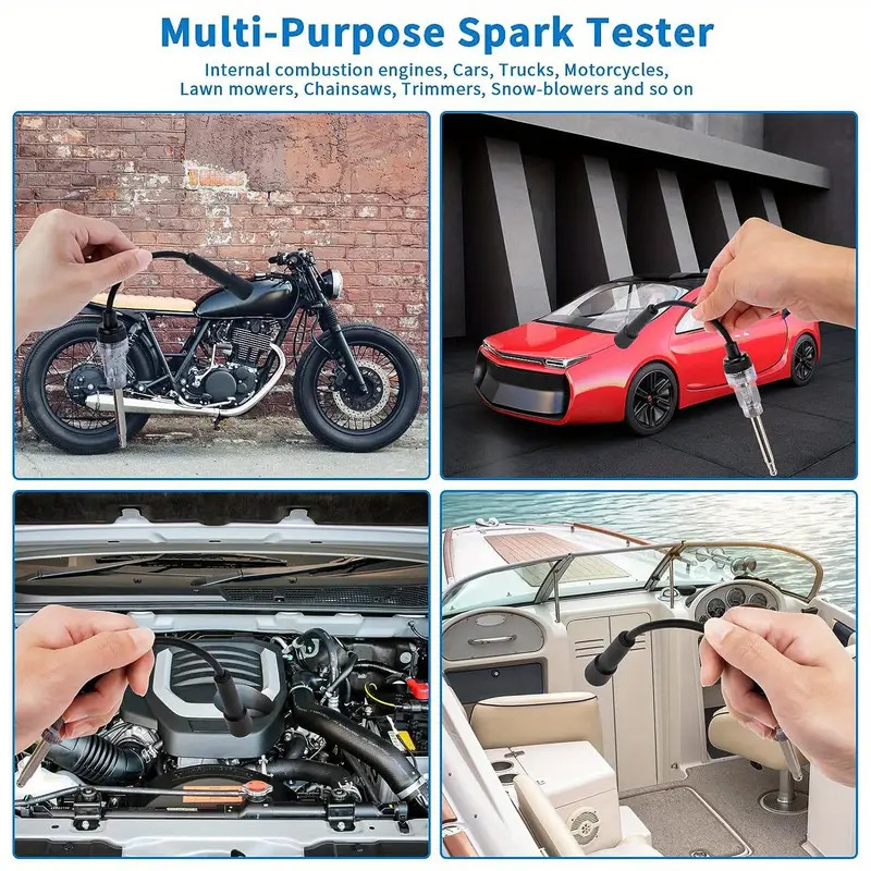 High-Performance In-Line Ignition Spark & Plug Tester with Diagnostic Features