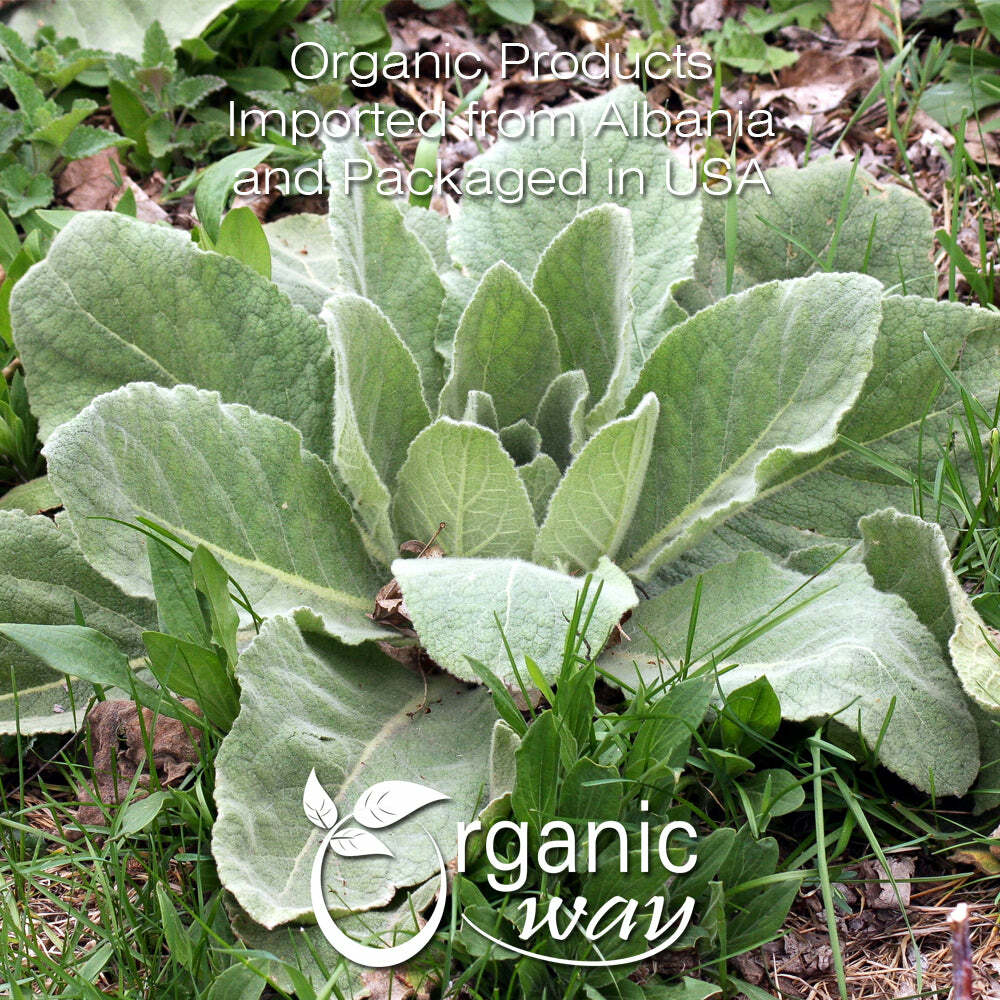 Organic Way Mullein Leaf Powder - Organic, Kosher & USDA Certified