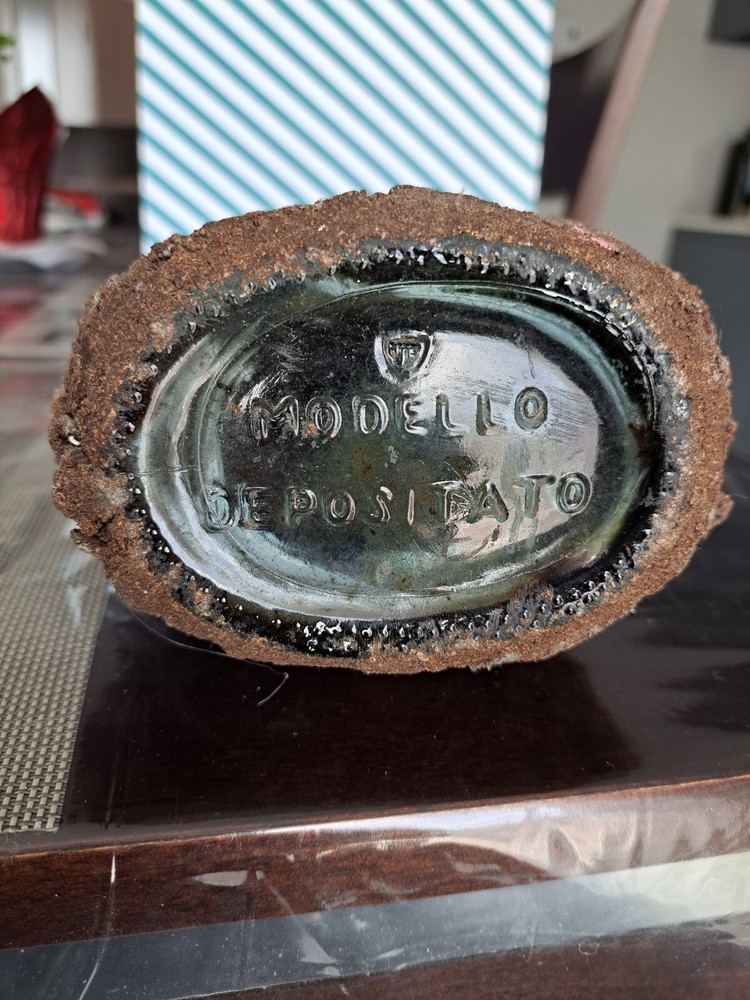 Vintage Grappa bottle from Italy