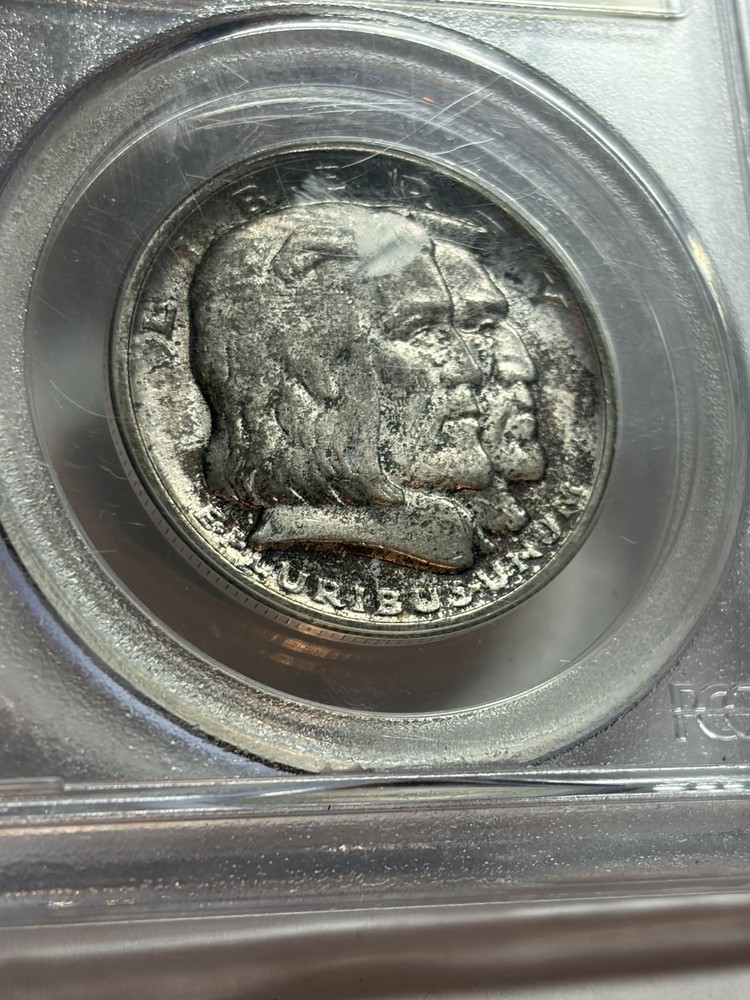 1936 Long Island Commemorative Silver Half Dollar 50C PCGS MS63 OGH
