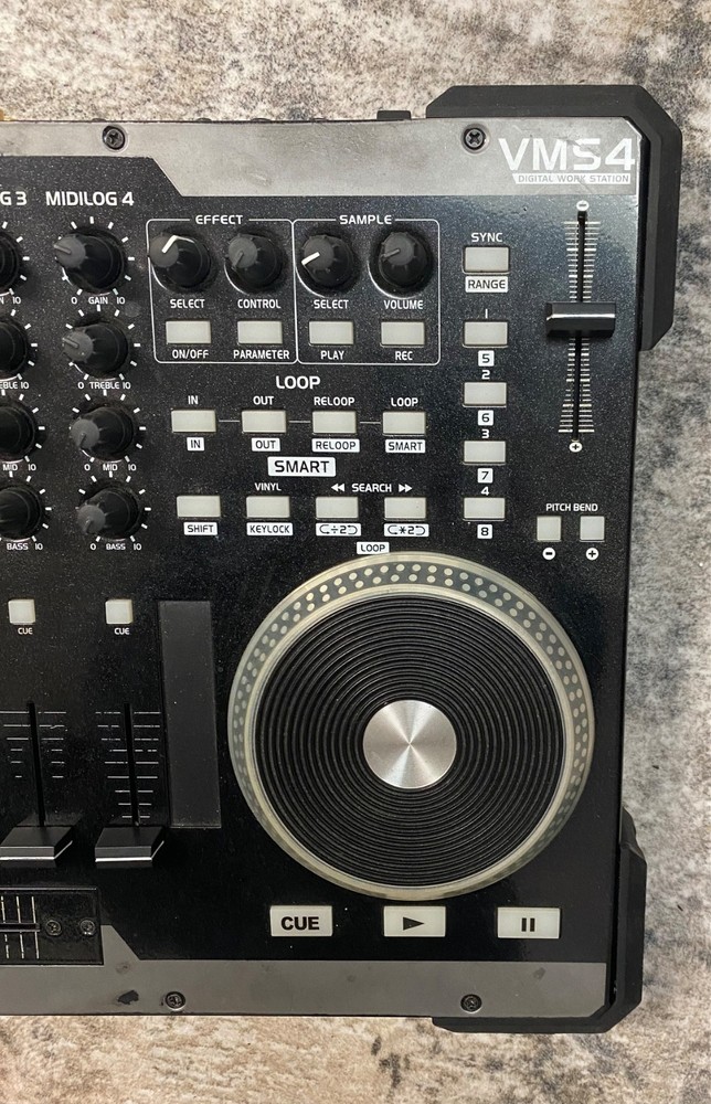 American Audio VMS4 4 Channel Virtual DJ USB MIDI Controller VMS-4 DJ Board