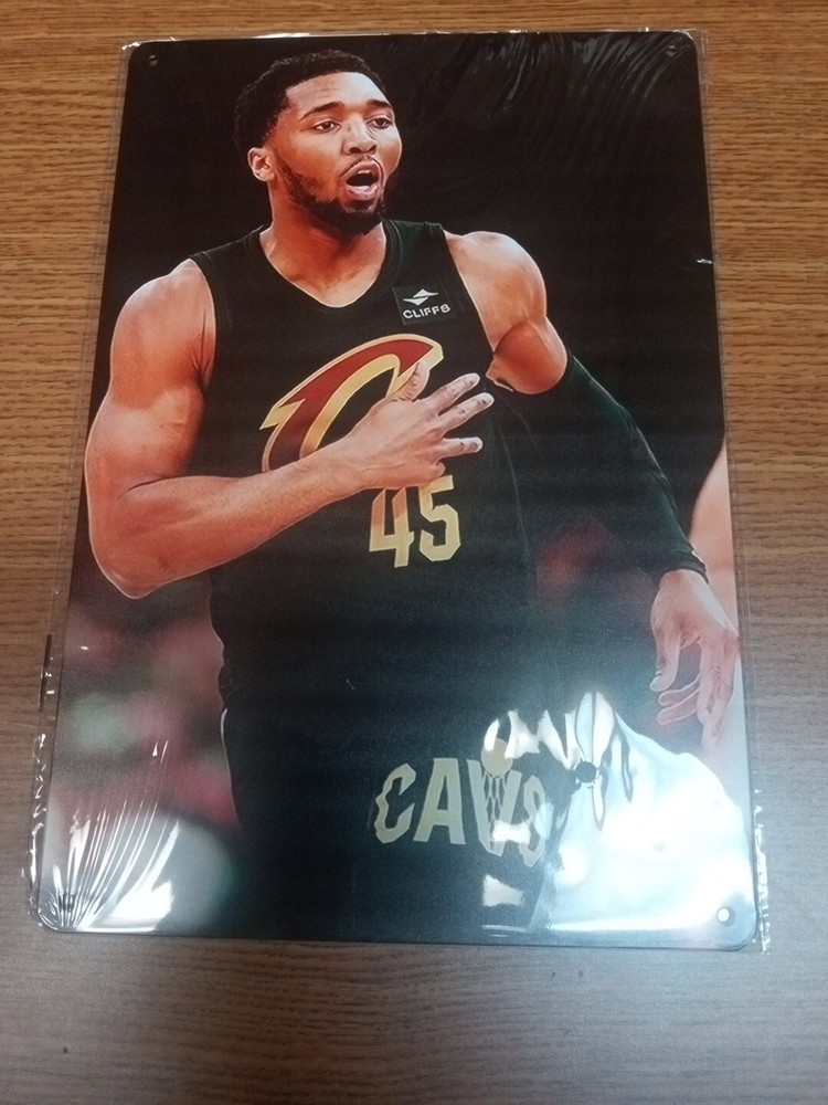 Donavan Mitchell 8 X 12 Metal Tin