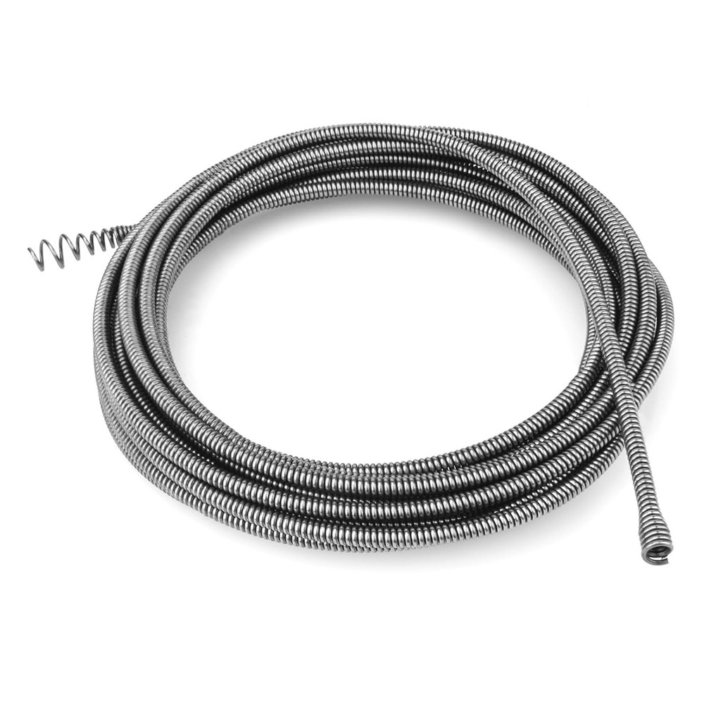 Spin Cable Replacement for Ridgid Auto-Spin Drain Snake, 1/4" x 30' Snake Cable