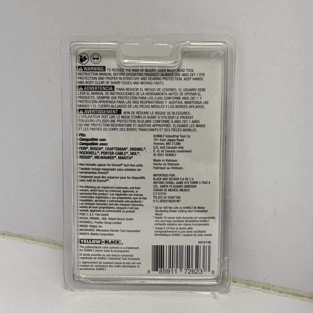 Dewalt DWA4253 Oscillating Blade 1pc