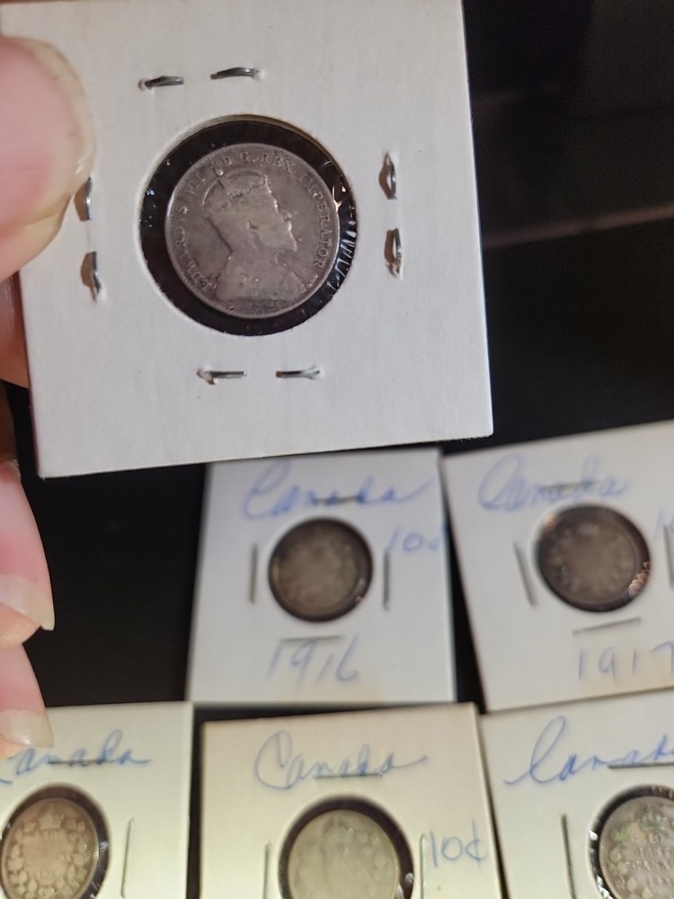 #7 CANADA 10CENT LOT #8152