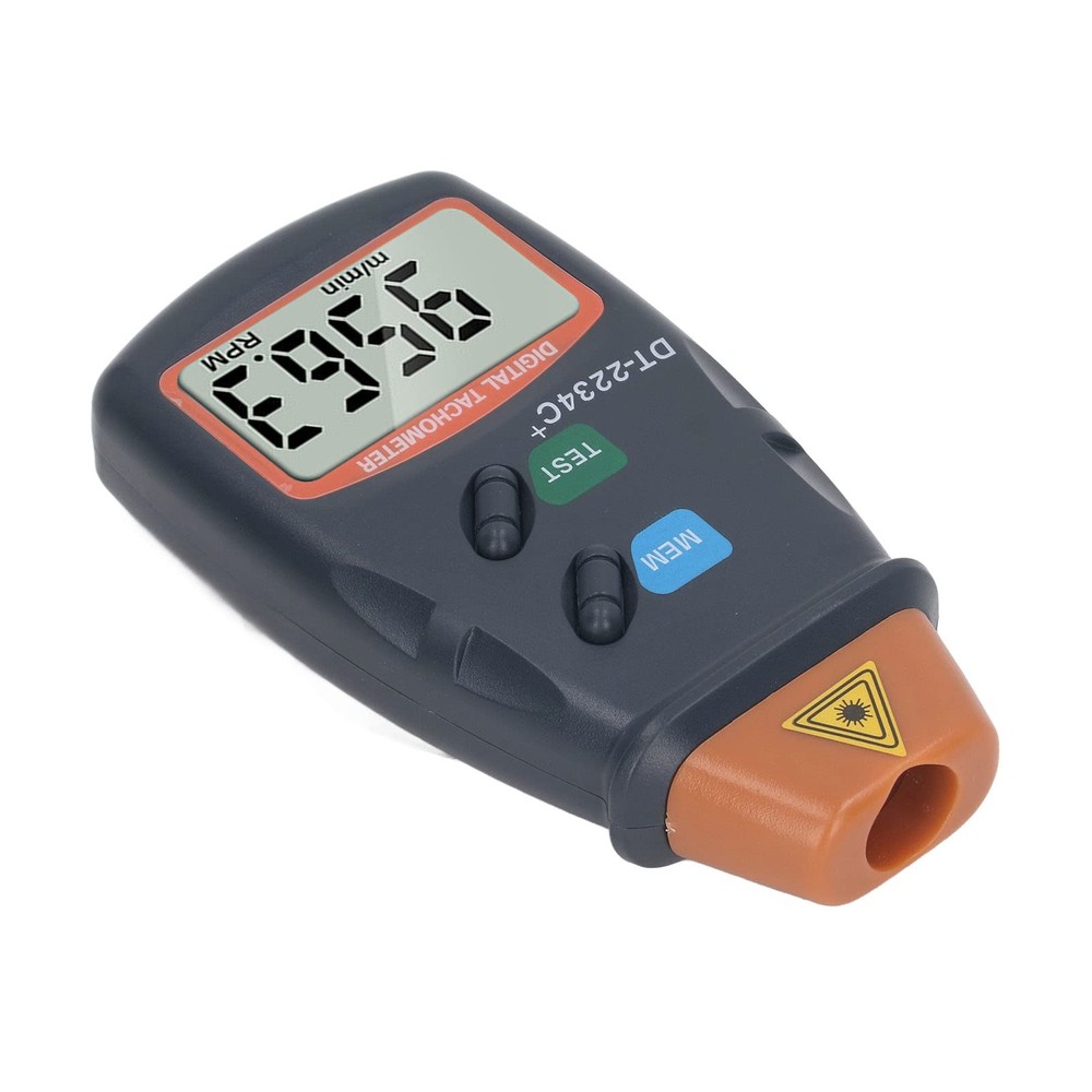RPM Tachometer Quick Sampling LCD Display Auto Reset Digital Tachometer Non 2...