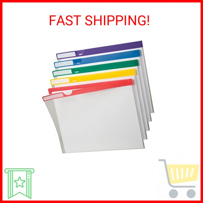 Pendaflex Poly Index Folders, 10 Pack, Letter, Assorted (50981EE)