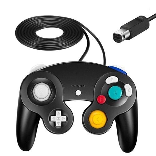 Black Game Controller Gamepad Replacement for Nintendo GameCube NGC Wii