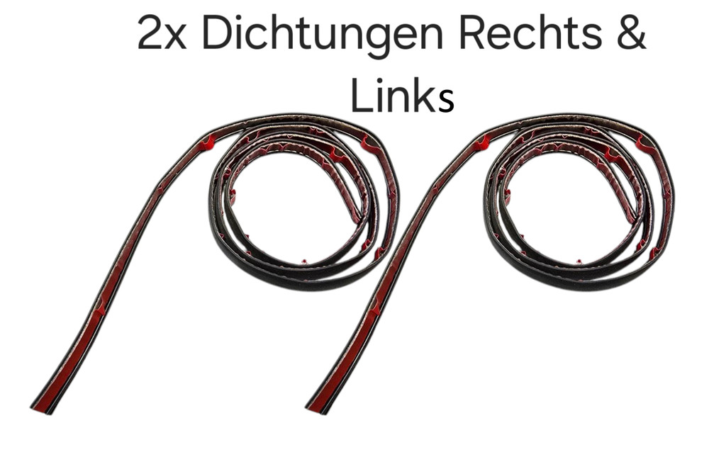 Side Window Seal Fits BMW E46 Coupe Rear Lower Left & Right