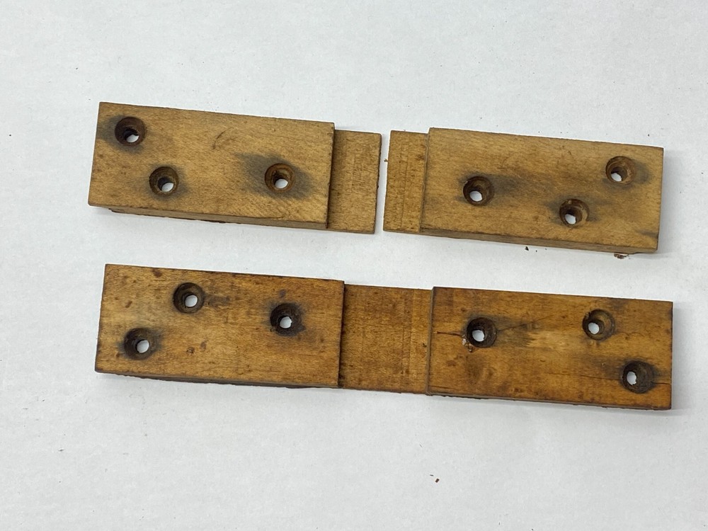 Antique Cast Iron Caster Wheels -Adjustable Leveling - Salvaged Hardware Piano