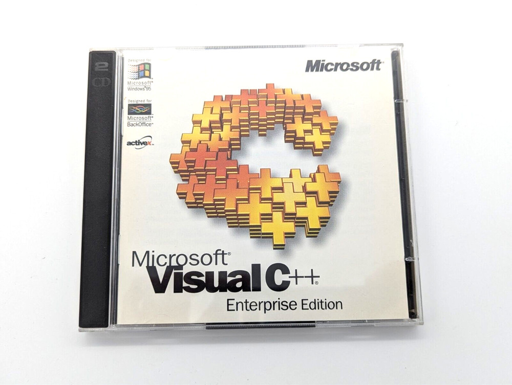 Microsoft Visual C++ 4.2 Enterprise Edition Disc 2 ONLY w/ CD Key