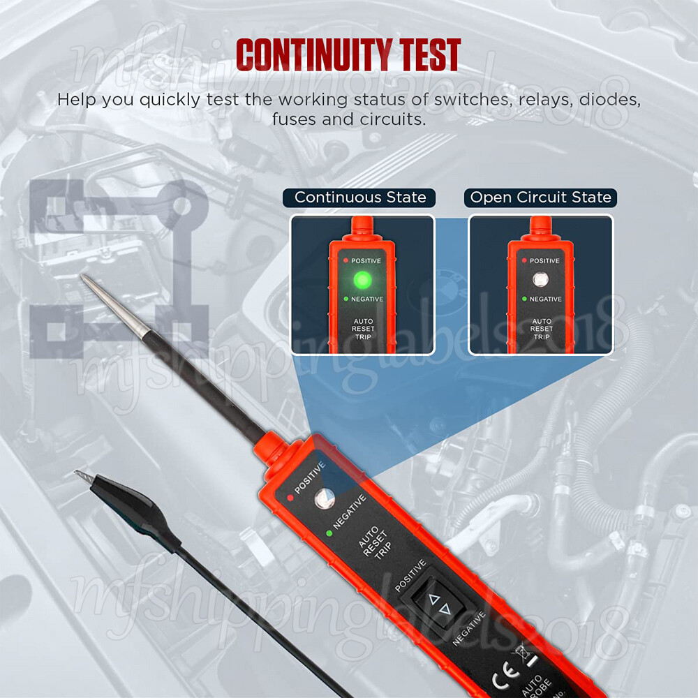 6-24V Car Auto Electrical Power Circuit Tester Probe Digital Test Device System