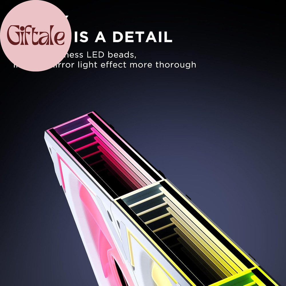 Interstellar V2 X3 120Mm PC ARGB Computer Case Fans|Infinity Mirror|Daisy-Chain|