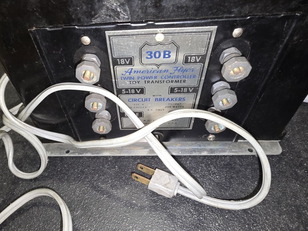 American Flyer 300 Watt 30B Dual Control Transformers